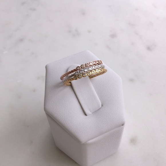 Jewelry - Sterling 3 Piece Ring Set